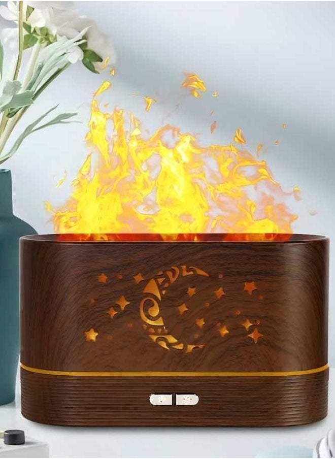 loyal Flame Aromatherapy air Diffuser Portable Silent Flame lamp Air Diffuser Sprayer Atomizer Aromatherapy Machine no Water Automatic Shutdown Protection  - Image 2