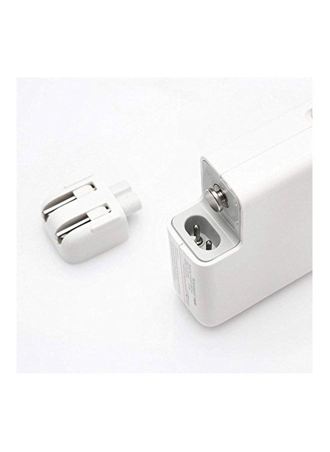NIBEMINENT - Replacement Lightning Charger For Apple MacBook Pro White - Image 1