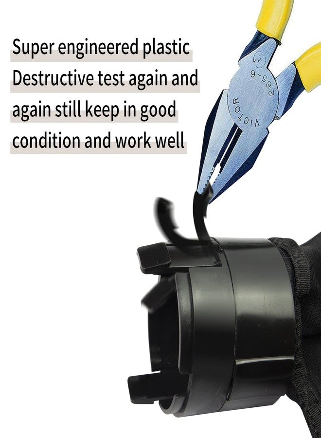 UCEDER Black Nylon Mesh Pool Cleaner Bags,All Purpose Filter Bag with Zipper Replacement for Polaris 360 and 380 Pool Cleaner (3) - Image 2