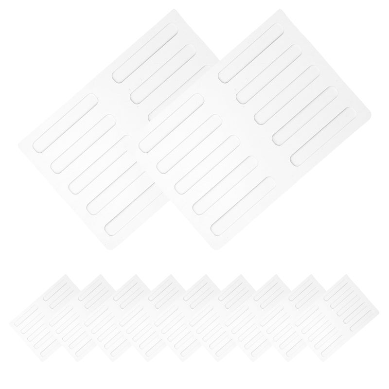 50pcs Cabinet Door Bumper: Clear Self-Adhesive Bumper Strips - Pu Transparent Anti-Collision Invisible Door Handle Buffer For Kitchen Office Bedroom Edge Preventer - Image 4