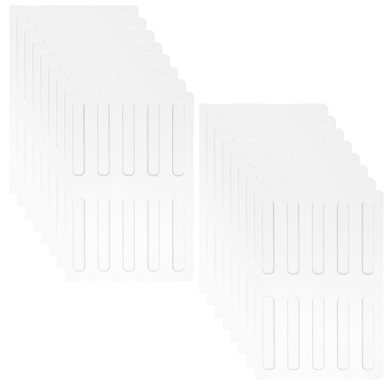 50pcs Cabinet Door Bumper: Clear Self-Adhesive Bumper Strips - Pu Transparent Anti-Collision Invisible Door Handle Buffer For Kitchen Office Bedroom Edge Preventer - Image 3