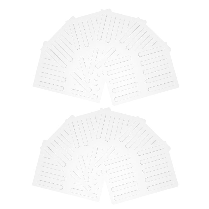 50pcs Cabinet Door Bumper: Clear Self-Adhesive Bumper Strips - Pu Transparent Anti-Collision Invisible Door Handle Buffer For Kitchen Office Bedroom Edge Preventer - Image 1