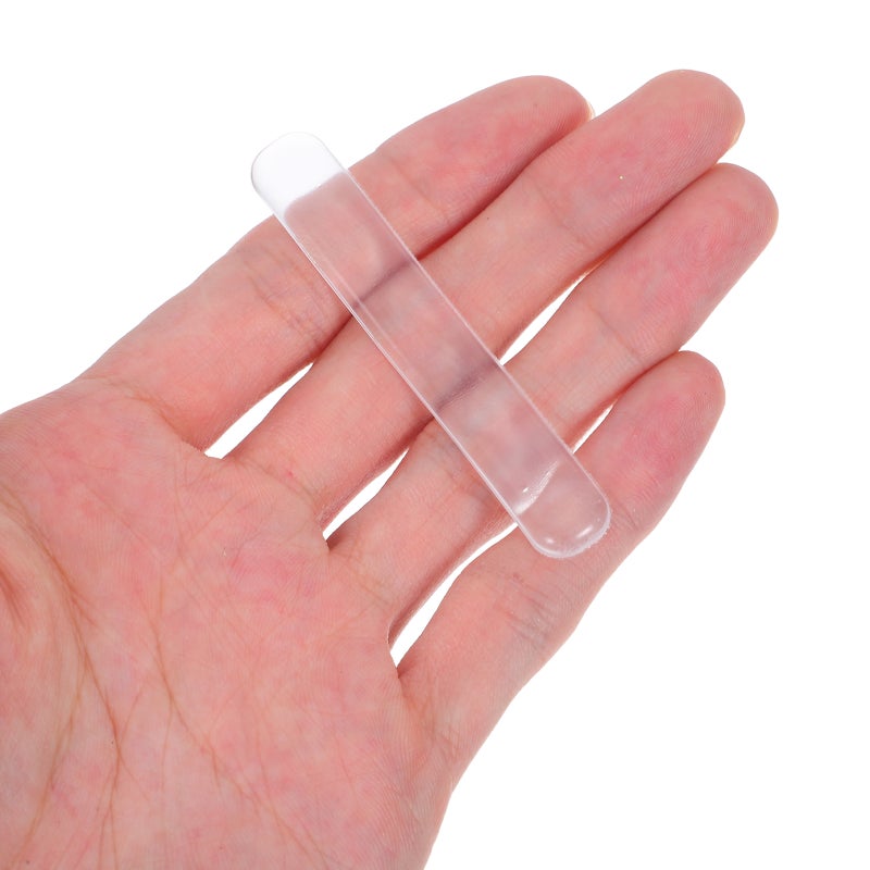 50pcs Cabinet Door Bumper: Clear Self-Adhesive Bumper Strips - Pu Transparent Anti-Collision Invisible Door Handle Buffer For Kitchen Office Bedroom Edge Preventer - Image 2