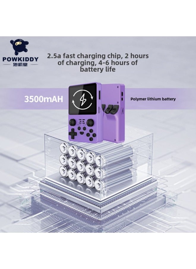Generic - Powkiddy Bubble Machine Hall RGB20S Game Machine Open Source Handheld Mini Rocker Arcade Handheld Single Card Version Cross-border-Product Color:Rgb20s-64g (single Card)-Model:Transparent Black (english Version) [free Tempered Film] - Image 1