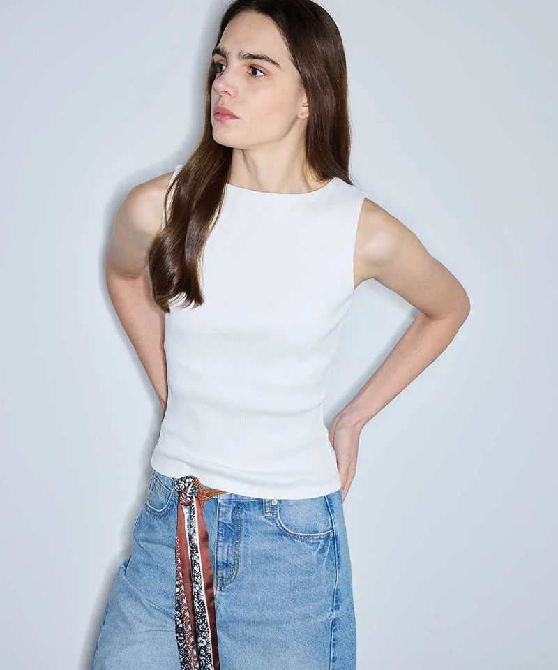 ايبيكيول Boat Neck Slim-Fit T-Shirt