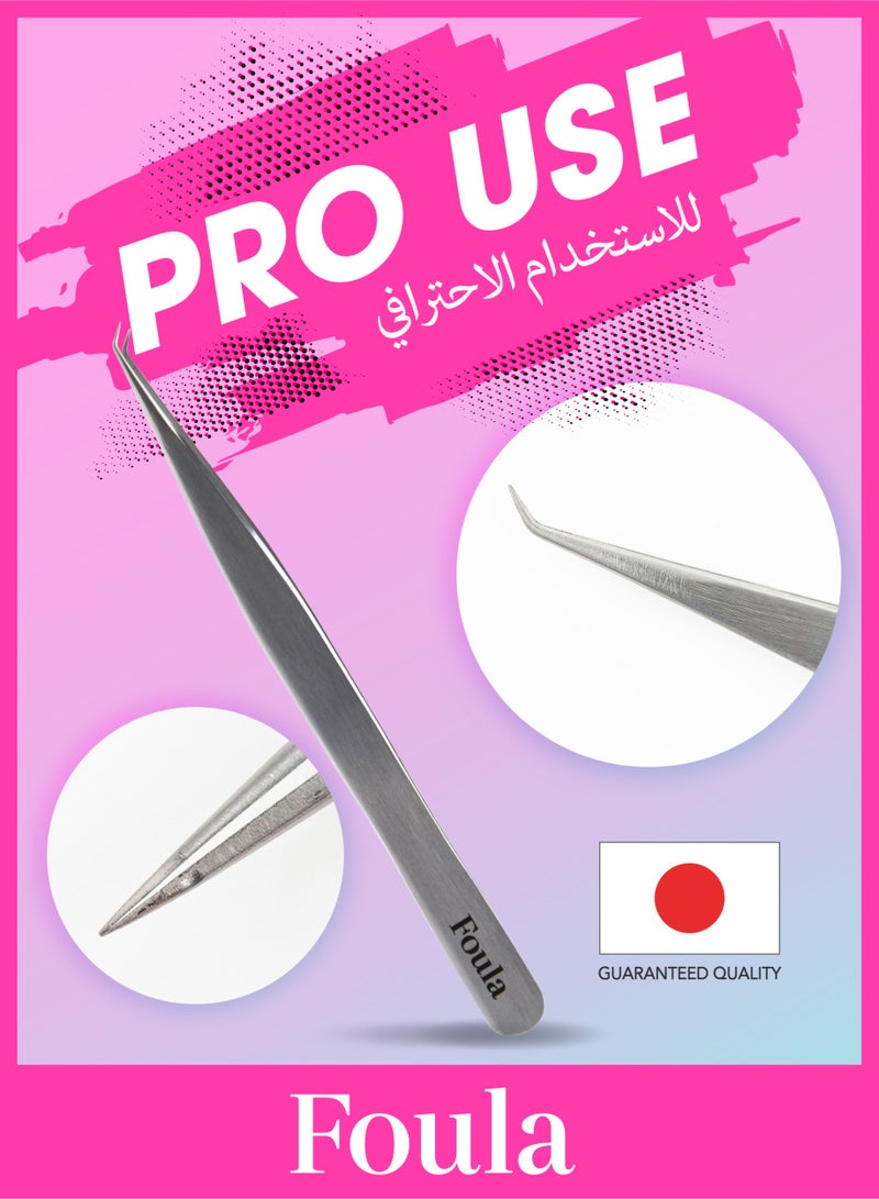 فولا Standard Tweezer Small Curved Tip - Image 1
