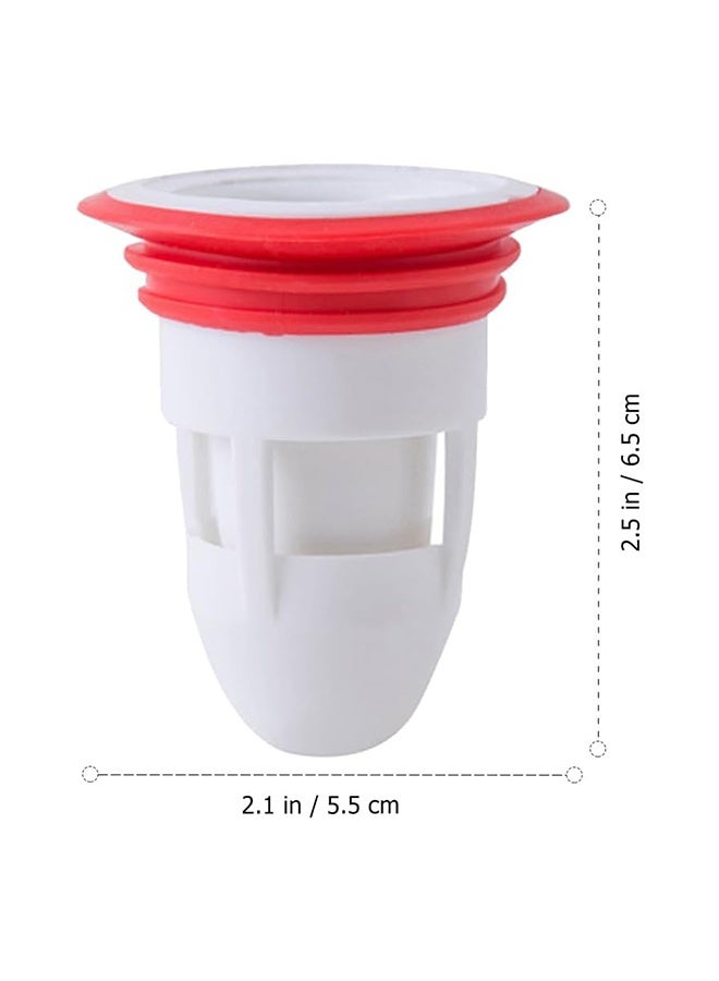 واي جيه 4PCS تصريف أرضية، تصريف أرضية مضادة للرائحة، تصريف أرضية مطاطية، تصريف مياه صرف الدش، مزيل روائح، منع انسداد التدفق الخلفي، تصريف أرضية مجاري وقائية لمطبخ الحمام - Image 2