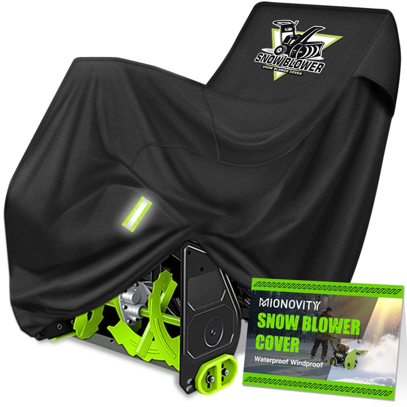 Mionovity 800D Snow Blower Cover, Snowblower Covers Waterproof Outdoor fits Ariens, Cub Cadet, Honda, EGO, Toro, Snow Joe - Image 1