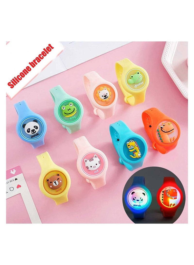 SYOSI 3piece children's anti mosquito bracelet children's cartoon baby wristband wristband adjustable (style random) - Image 2