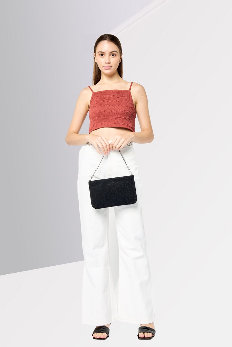 GANT Women Regular Fit Solid Flare Pants, White  - Image 2