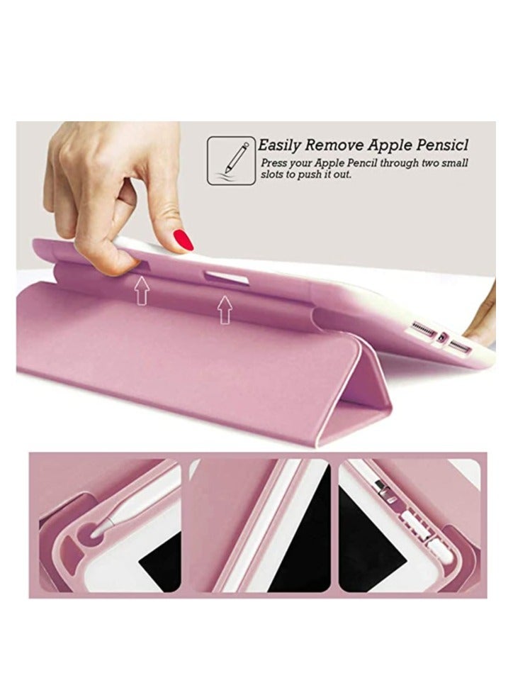 Case for New iPad Air 5th Generation (2022)/iPad Air 4th Generation (2020) 10.9 Inch, with Screen Protector and Auto Wake/Sleep Cover, Pink - Image 5