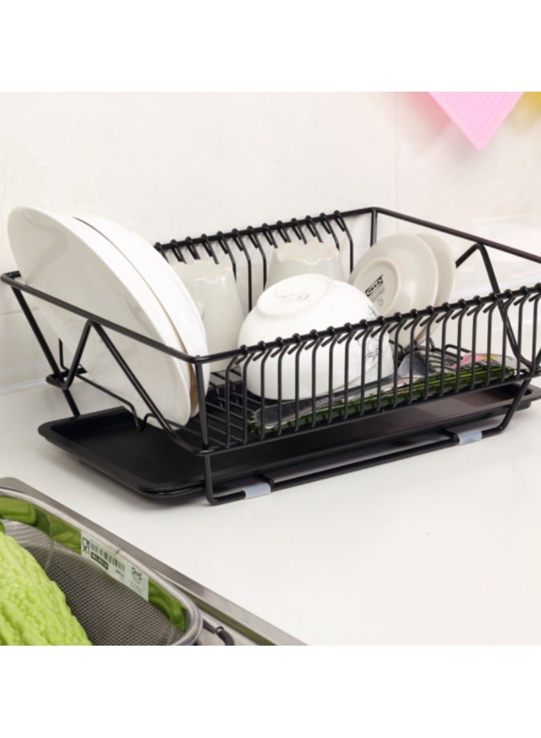 LOULUEN Kitchen Cutlery Multifunctional Storage Rack With Tray