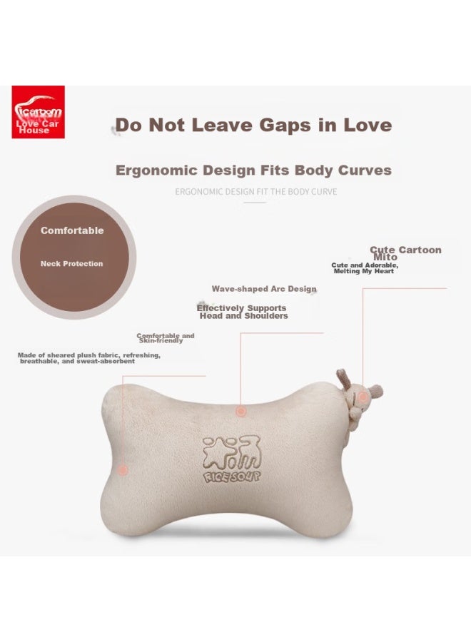 Icaroom Car Headrest, Vehicle Neck Pillow, Driving Seat Cushion, Cervical Pillow, Cervical Spine Pillow, Automotive Accessories - Image 3