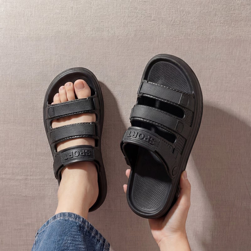 Outdoor Slippers for Men 2026 New Summer Style Non-Slip Slip-Ons Thick-Soled Anti-Odor Driving and Fishing Essential Sandals for Men