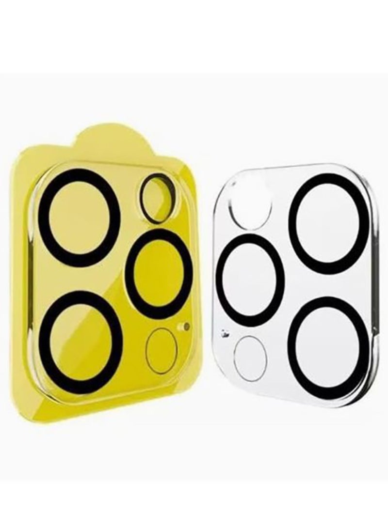 IPhone 15 Pro Max & 15 Pro Camera Lens Protector - Clear/black  - Image 1