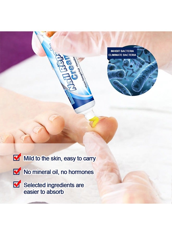 سوميفون كريم العناية بالقدم, كريم القدم برائحة القدم للرياضيين, كريم مضاد للفطريات, كريم مضاد للبكتيريا لقدم الرياضيين, علاج التعقيم إصلاح العناية بالقدم المضادة للعدوى 20 جرام - Image 2