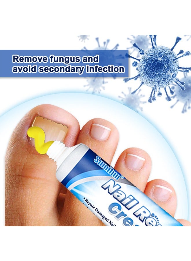 سوميفون كريم العناية بالقدم, كريم القدم برائحة القدم للرياضيين, كريم مضاد للفطريات, كريم مضاد للبكتيريا لقدم الرياضيين, علاج التعقيم إصلاح العناية بالقدم المضادة للعدوى 20 جرام - Image 4