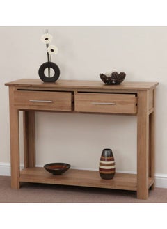 Art Wood Console Tables 35x110x90 Cm-Brown 