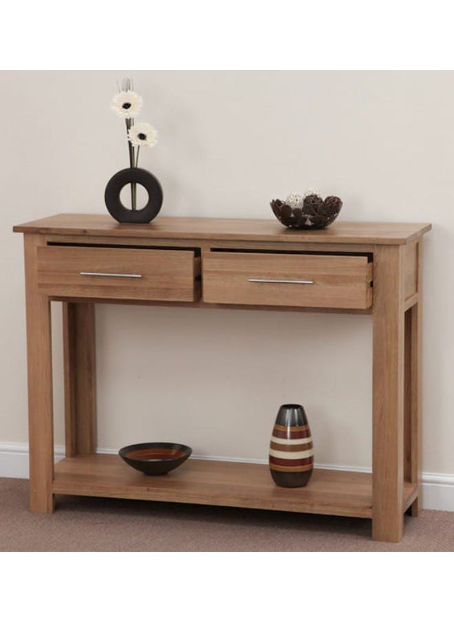 Art Wood Console Tables 35x110x90 Cm-Brown 