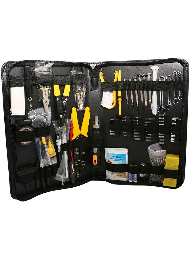 Syba 100 Piece Computer Technician Tool Kit For Repairing Wiring Cleaning And Testing - Image 5