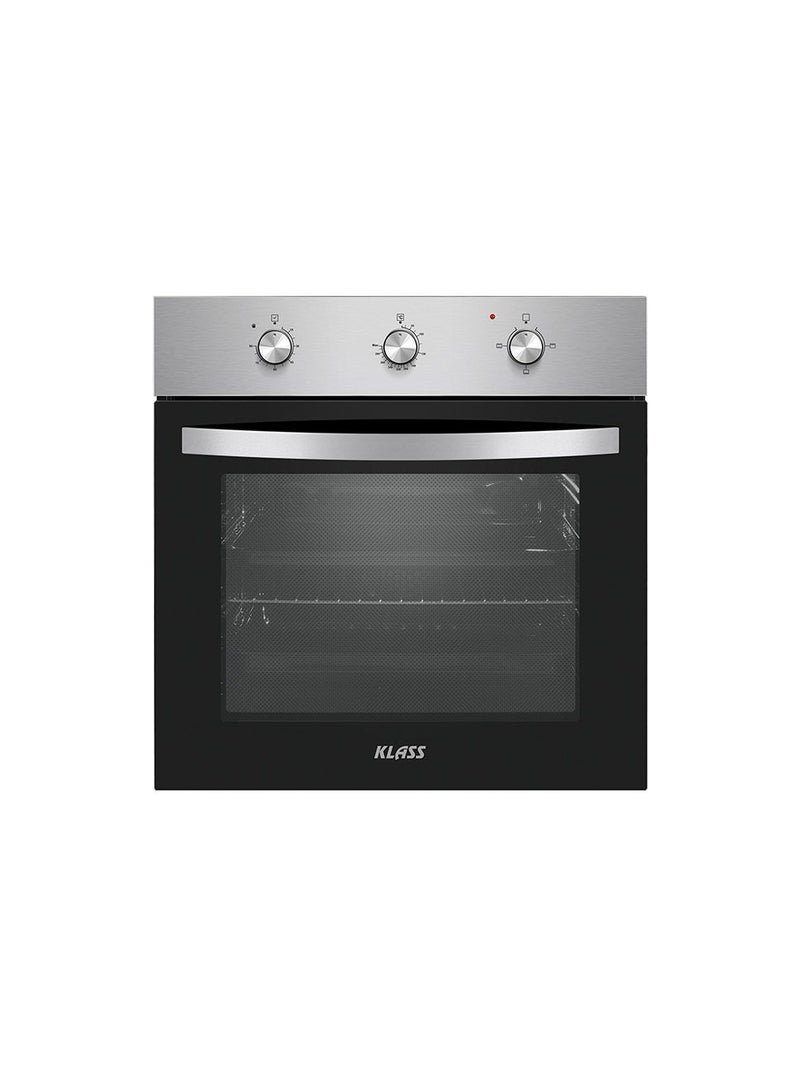 Klass Electric Free Standing Cooking Range , 6 Functions 1 Warming Zone 60 Cm  Made in Turkey  Stainless Steel - Image 2
