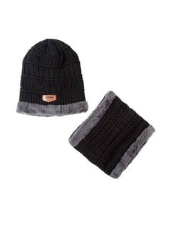 Bluelans 2-Piece Winter Beanie Hat And Scarf Set 23 x 27cm  - Image 2
