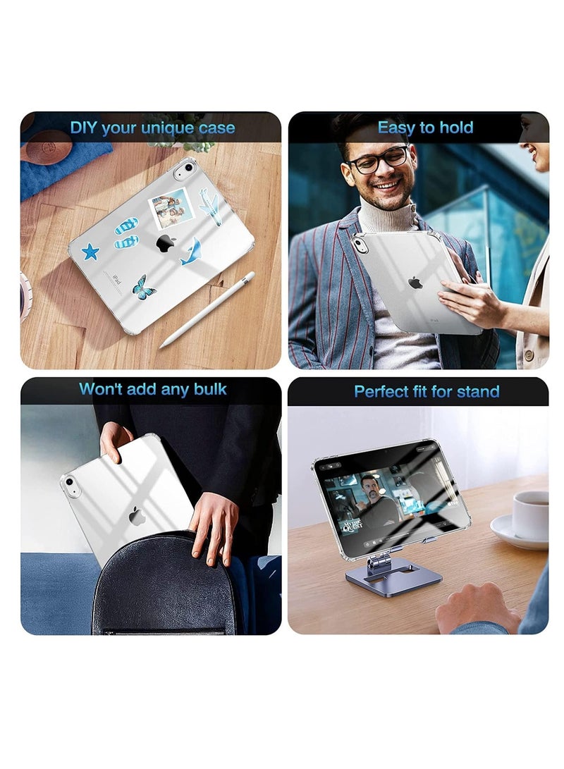 DUSALA for iPad 10th Generation Case Clear, iPad 10 Case 2022 (10.9 inch), Slim & Light Weight TPU Protective Clear iPad Case with Raised Edge and Transparent Back, Clear - Image 5