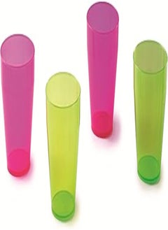 Snips | Set of 4 Glasses - Multicolors Glasses | 385 ml | Green and Fuchsia semi Transparent | 8.5 x 10.5 cm| Made in Italy - pzsku/ZEACD26888D7C8793B4A6Z/45/_/1723235747/6456f957-9e9b-4646-bae3-217b9e2a58f6