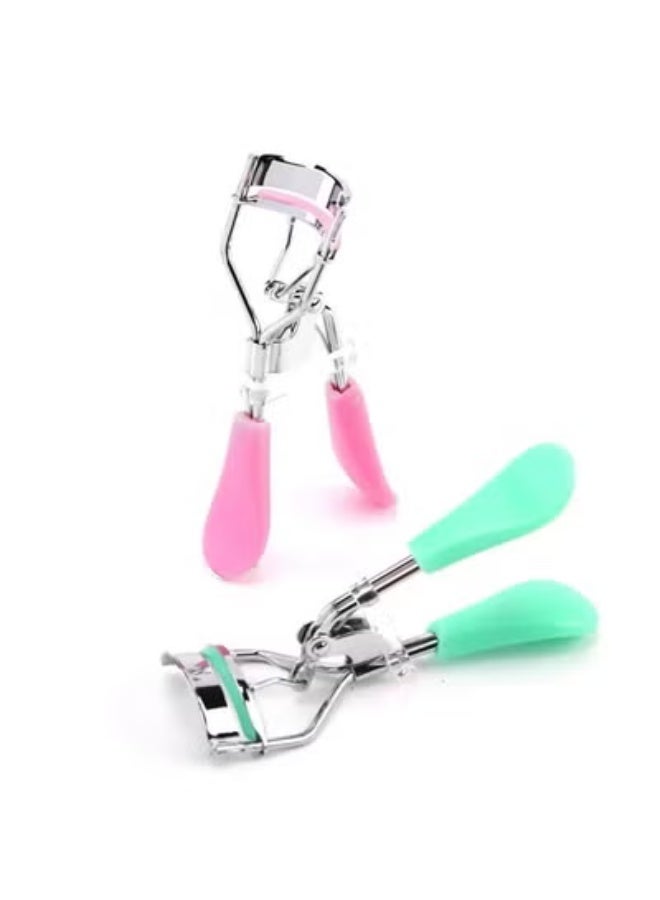 مشبك تجعيد الرموش بمقبض احترافي – تصميم مريح ودقة عالية لتجعيد مثالي للرموش بسرعة وسهولة – قطعة واحدة (قد يختلف اللون) - Image 1