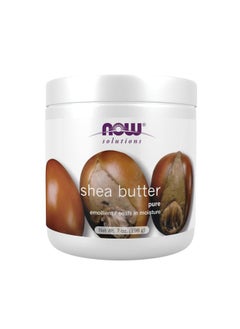 now Solutions, Shea Butter, Skin Emollient, Seals in Moisture for Dry Rough Skin, 7-Ounce  - Image 1