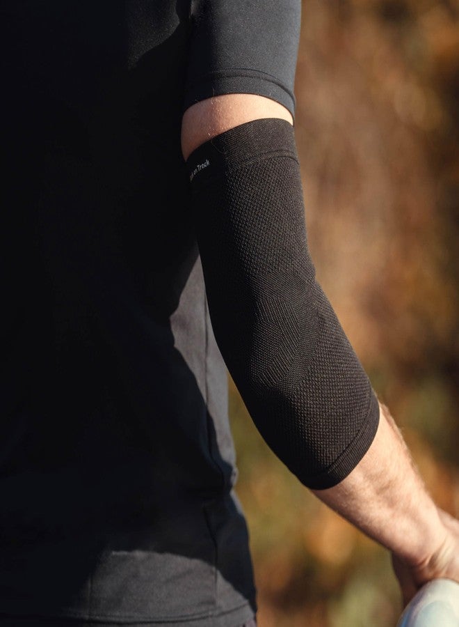 باك أون تراك دعامة الكوع Back on Track Physio قابلة للتمدد في أربعة اتجاهات 1207 بتقنية Welltex، أسود، صغير - Image 5