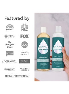 puracy Puracy Conditioner for Fine, Medium, and Color-Treated Hair - Pure Ingredients for Cleaner, Silkier Hair Longer, 98.95% Natural (48 Ounce)  - Image 4