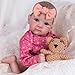 Aori Reborn Baby Dolls Girl 20 Inch Realistic Newborn Lifelike Baby Doll with HandPainted Features Weighted Cloth Body Cuddle Companion Doll Gift for Seniors Collectors Kids 3 - Image 4