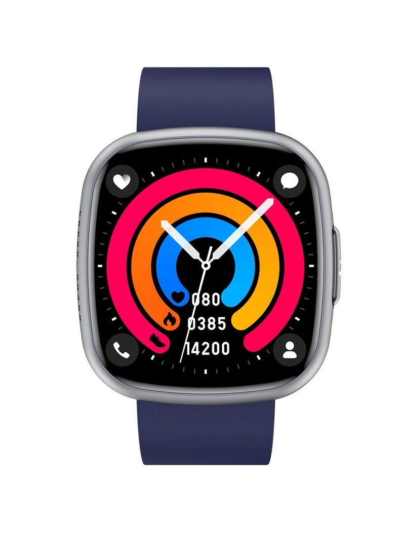 ET593 Smart Watch, Heart Rate Monitoring Smart Heath Watch With Long Lasting Battery Life, Lightweight And Portable Activity Tracker Watch For Men And Women, (1pc, Blue)