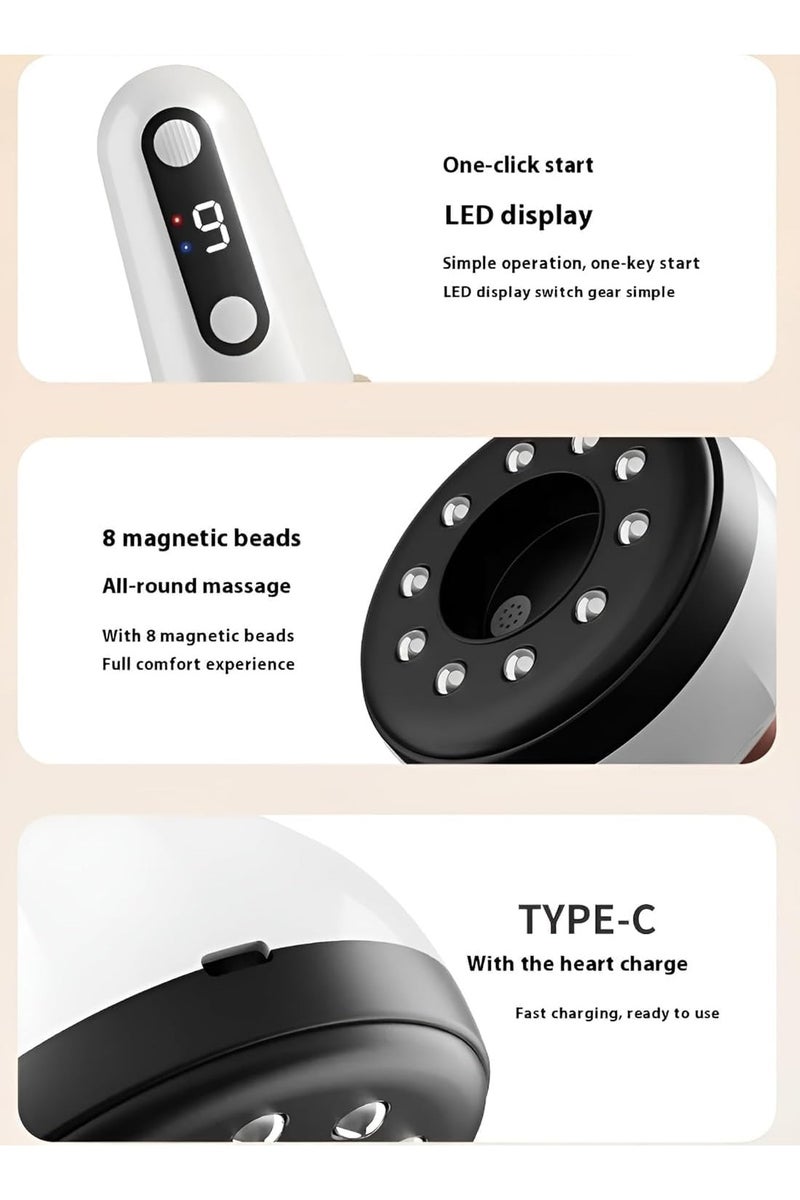 جهاز تدليك كهربائي لاسلكي بتقنية EMS والشفط – أداة متعددة الوظائف - Image 2