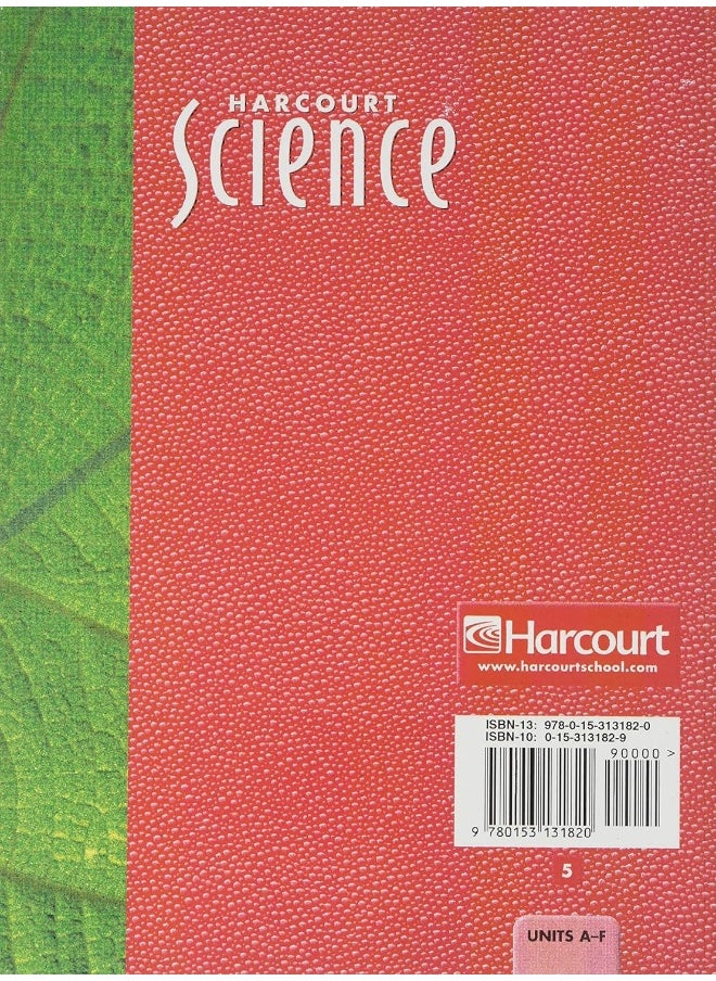 Harcourt School Publishers Science: Workbook Grade 5  - Image 2