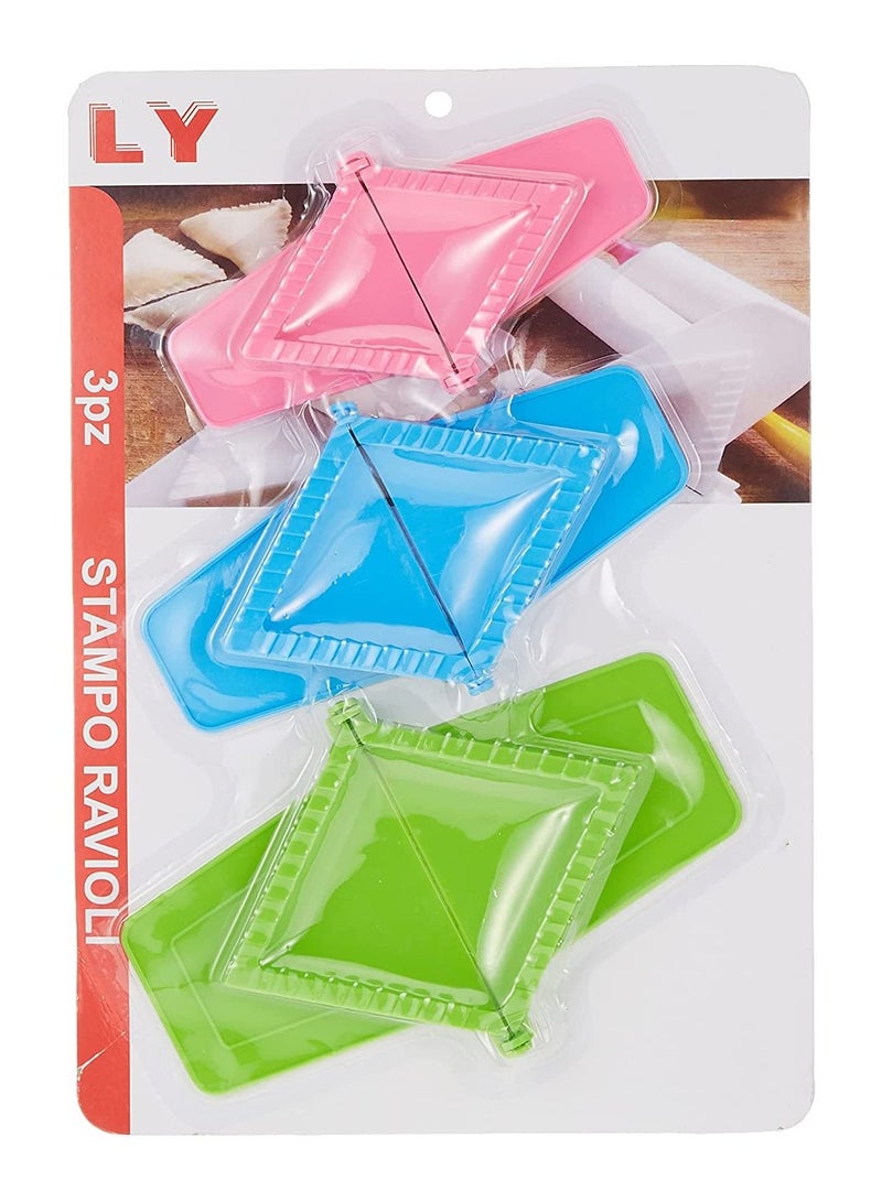 LY 3-Piece Dumpling Mould Multicolour - Image 2