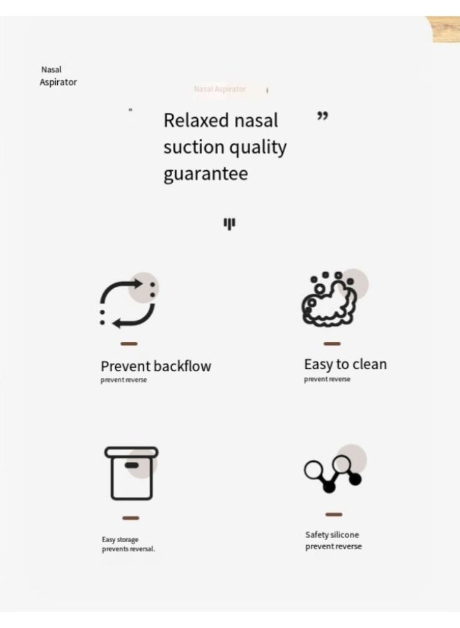 A Nasal Dusting Device Suitable For Infants, Equipped With Clips, 100% Safe Infant Nasal Mucus Remover, Suitable For Infants (0 To 2 Years Old) Nasal Cleaner, With Adjustable Force For Greater Safety - Image 3