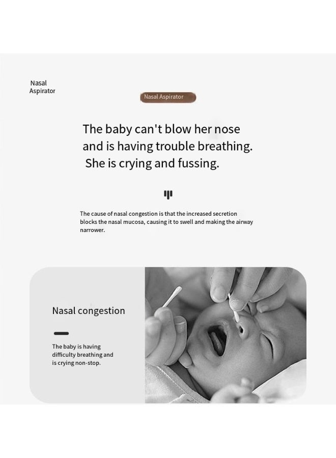 A Nasal Dusting Device Suitable For Infants, Equipped With Clips, 100% Safe Infant Nasal Mucus Remover, Suitable For Infants (0 To 2 Years Old) Nasal Cleaner, With Adjustable Force For Greater Safety - Image 4