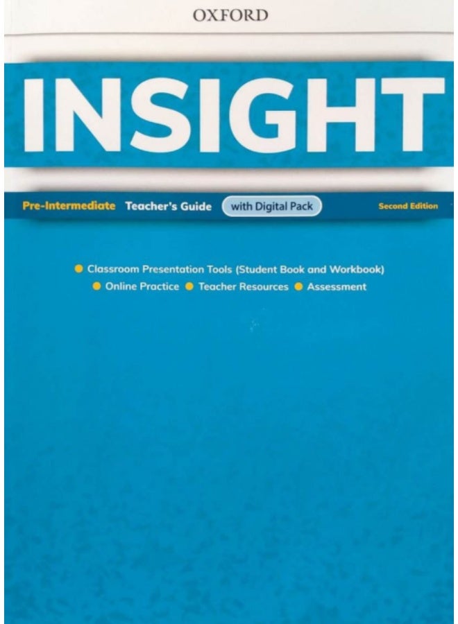 Oxford Insight- conversational English course second edition pre_intermediate_teachers_book - Image 1