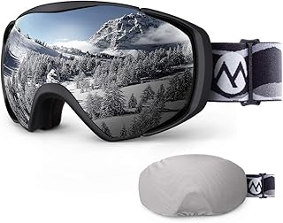 OutdoorMaster Ski Goggles with Cover Snowboard Goggles OTG Anti-Fog for Men Women - VLT 9.4% - Image 1