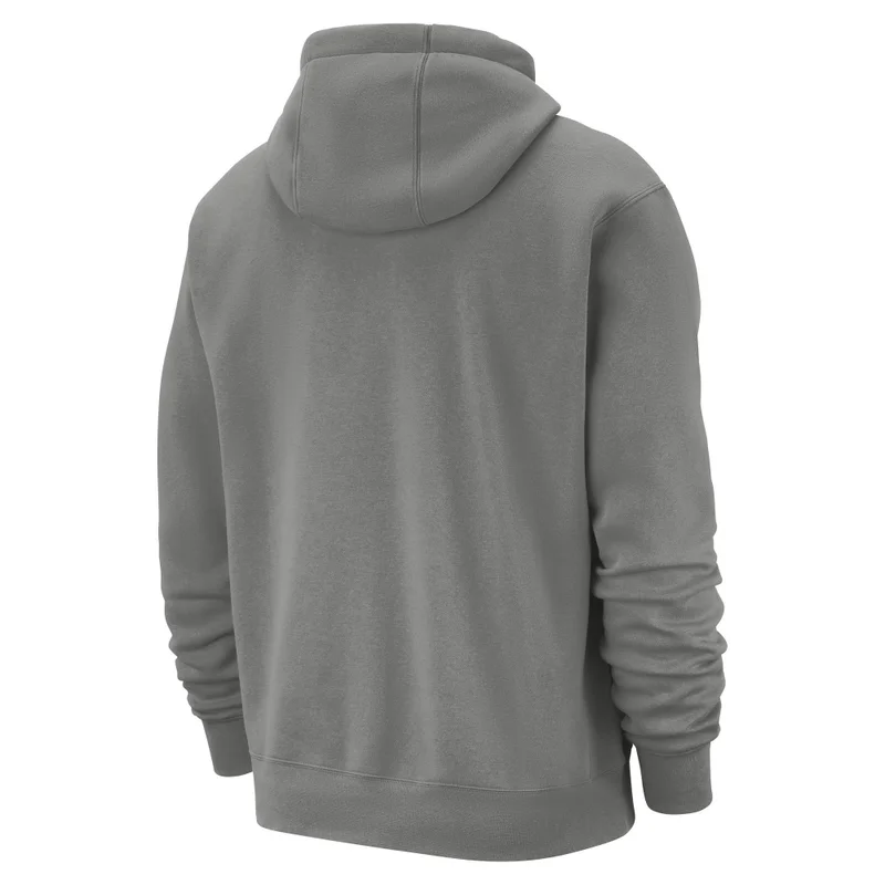 Nike Grey Men's NBA Chicago Bulls Club City Edition Fleece Hoodie for Men | Best Price UAE