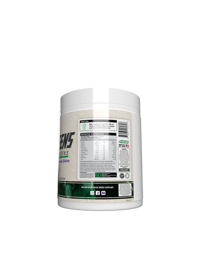 EHP Labs - Ehplabs Oxygreens Daily Super Greens Powder Spirulina Powder Greens Superfood Powder With Prebiotic Fibre Alkalizing Antioxidants & Immunity Wellness 30 Serves (Forest Berries) - Image 1