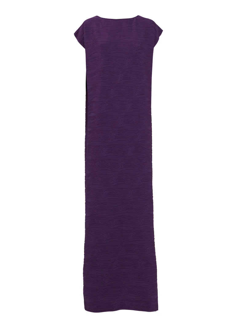 leem Textured Shoulder Kaftan