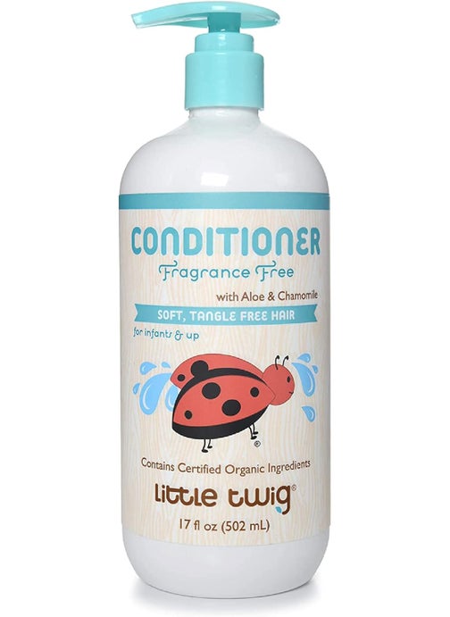 Little Twig Little Twig Hair Conditioner Natural Conditioner with Plant Derived Formula Contains Essential Oils and Extracts Suitable for Whole Family FragranceFree 17 fl oz 