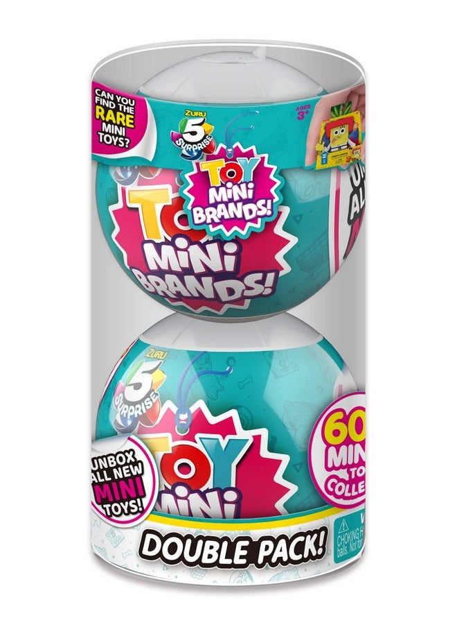 5 Surprise - Toy Mini Brands Series 1 By Zuru (2 Pack) Toys Mystery Capsule Real Miniature Brands Collectibles Amazon Exclusive (Series 1) - Image 1