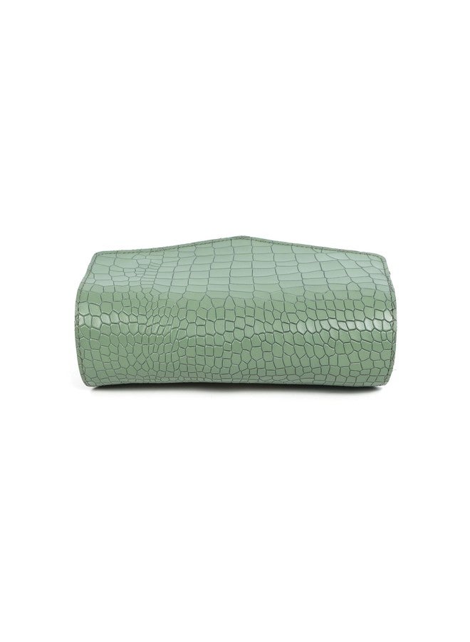 Celtic Premium Textured Leather Flap Sling Bag with Adjustable Strap & Inner Zip Pocket - Image 4