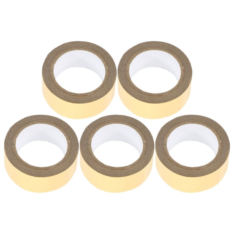 Healeved 5 Rolls Gold Foil Washi Tape Set 15mm DIY Craft Tapes for Journaling Scrapbooking and Wrapping Adhesive Decorative for Students and Paper Crafts - Image 1