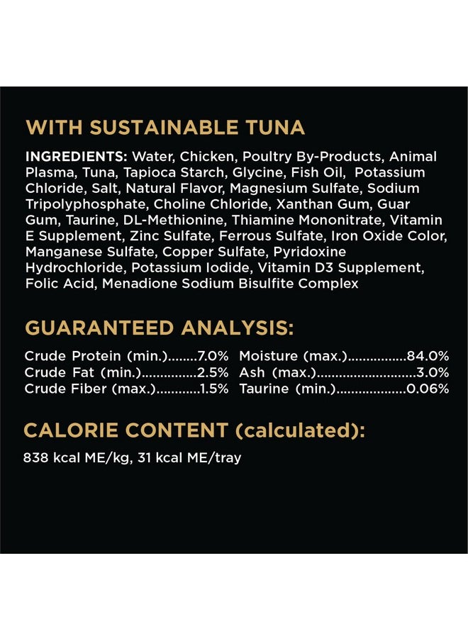 Sheba Perfect Portions Cuts In Gravy Wet Cat Food Trays (12 Count, 24 Servings), Signature Tuna And Roasted Chicken Entrée, Easy Peel TwinPack Trays  - Image 3