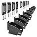 MorScan 8 Pack ETrack Wood Beam End Socket with Tie Down Slots Black Shelf Brackets for 2x4 2x6 Wood Beam Custom Storage in Box Truck Enclosed Trailer Garage Warehouse Workshop - Image 2